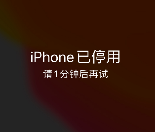 徽州苹果手机维修分享:iPhone 显示“不可用”或“已停用”怎么办？还能保留数据吗？ 